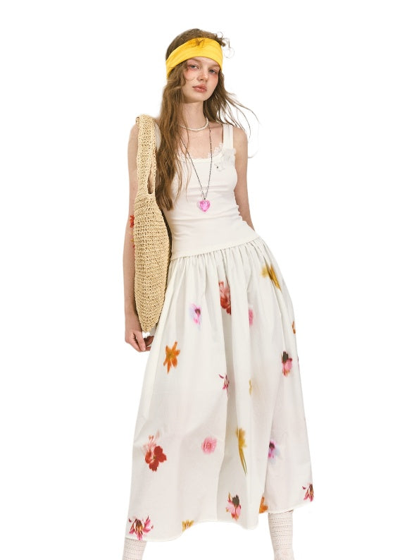 Patchwork Slim-fit Midi Dress - CHINASQUAD