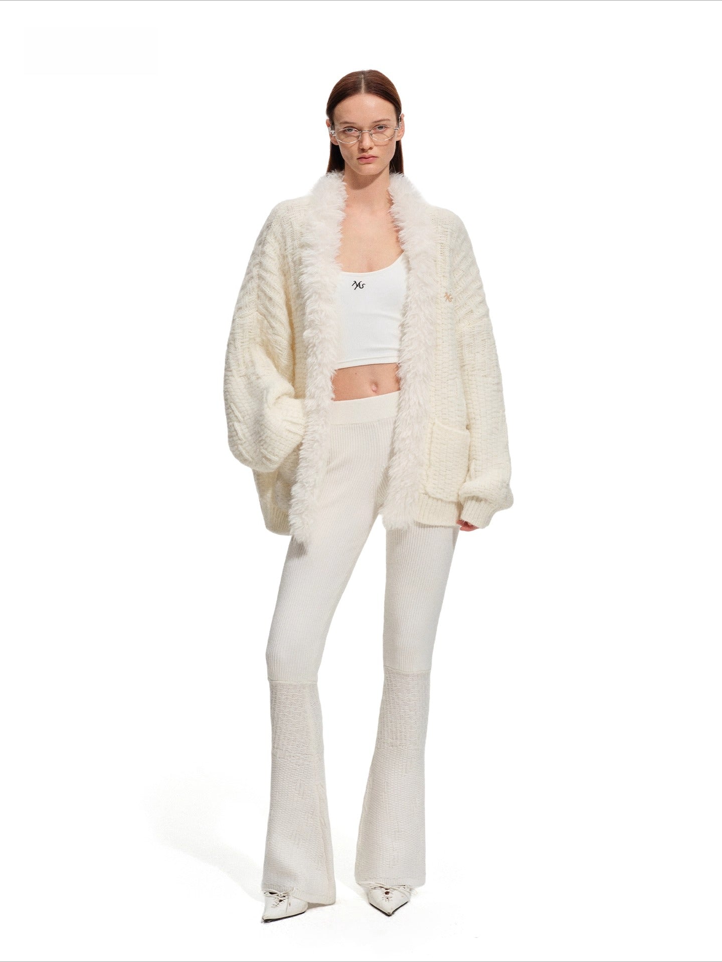 Polar Ribbed Knit Pants