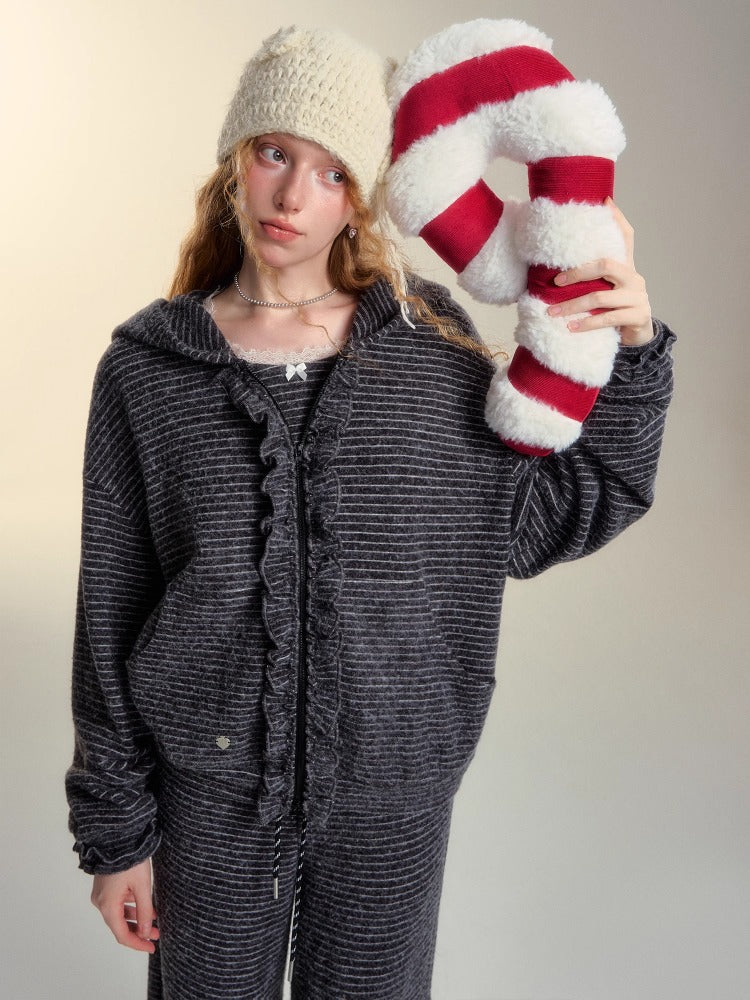 Soft Striped Hoodie / Casual Pants / Long Sleeve T-shirt - CHINASQUAD