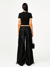Black Lightning Wide-Leg Pants - CHINASQUAD