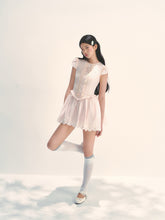 Pink Embroidered Waist - cinched Dress - CHINASQUAD
