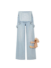 Vintage Loose Denim Overalls - CHINASQUAD