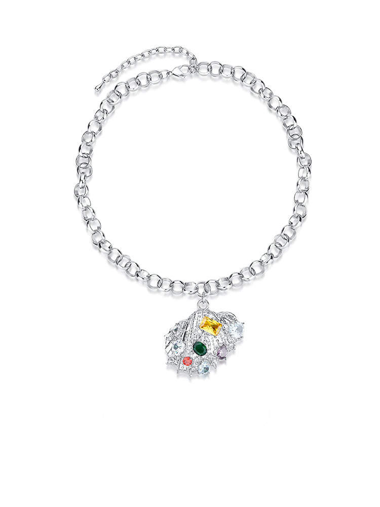 Original Colored Diamond Dopamine Shell Necklace - CHINASQUAD