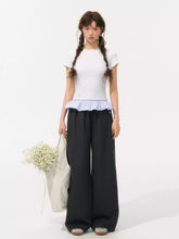 Tie-waist Drapey Airy Pants - CHINASQUAD