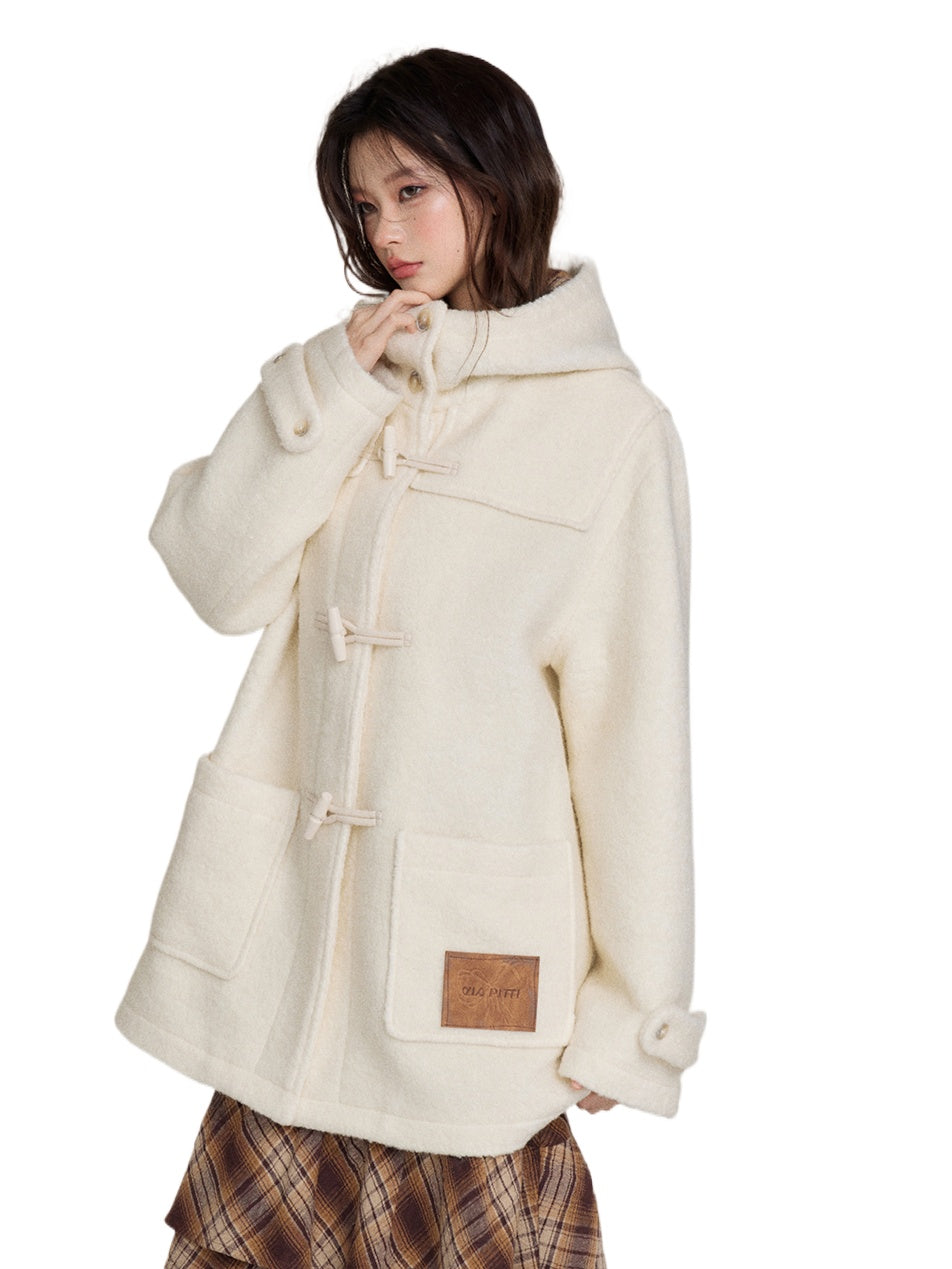 Preppy Plaid Shearling Coat - CHINASQUAD