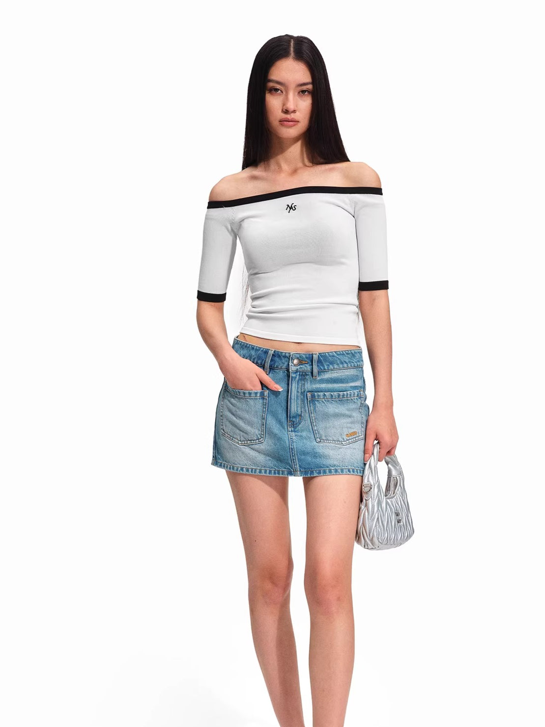 Slimming Flattering Kelly Knit T-Shirt