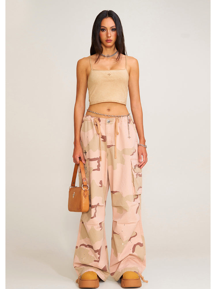 Compass Retro Camo Para Pants Desert Camouflage - CHINASQUAD