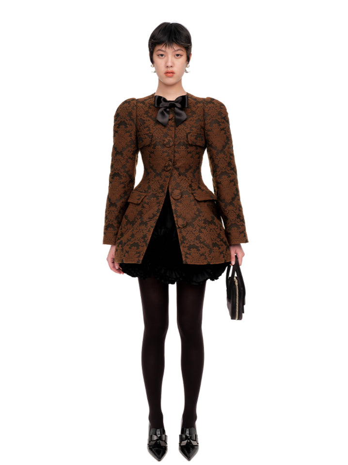 Wool Blend Belted Jacket - CHINASQUAD