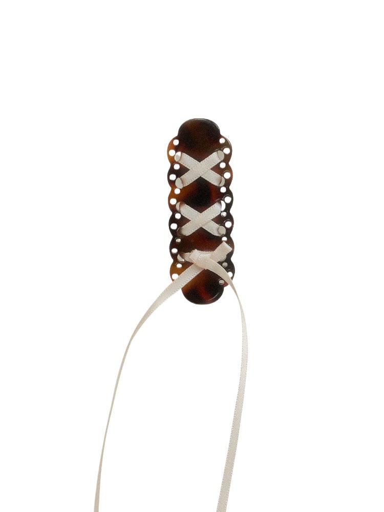 Tortoise Shell Acrylic Ballet Hairpin - CHINASQUAD