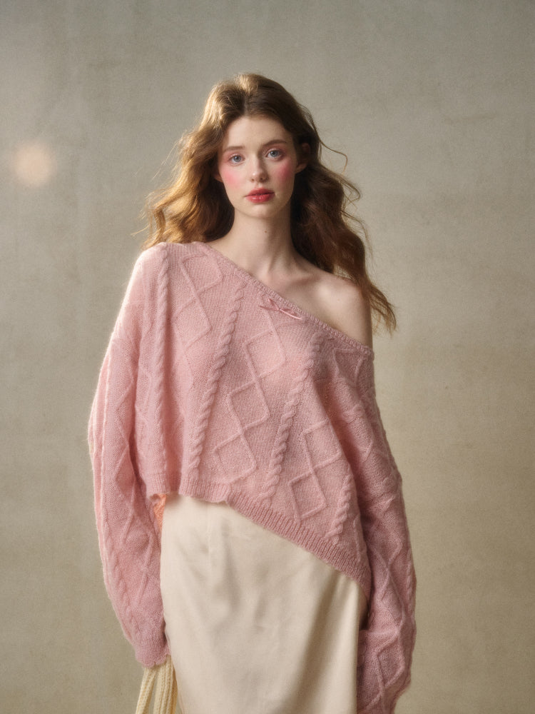 Loose French Style Short Sweater - CHINASQUAD