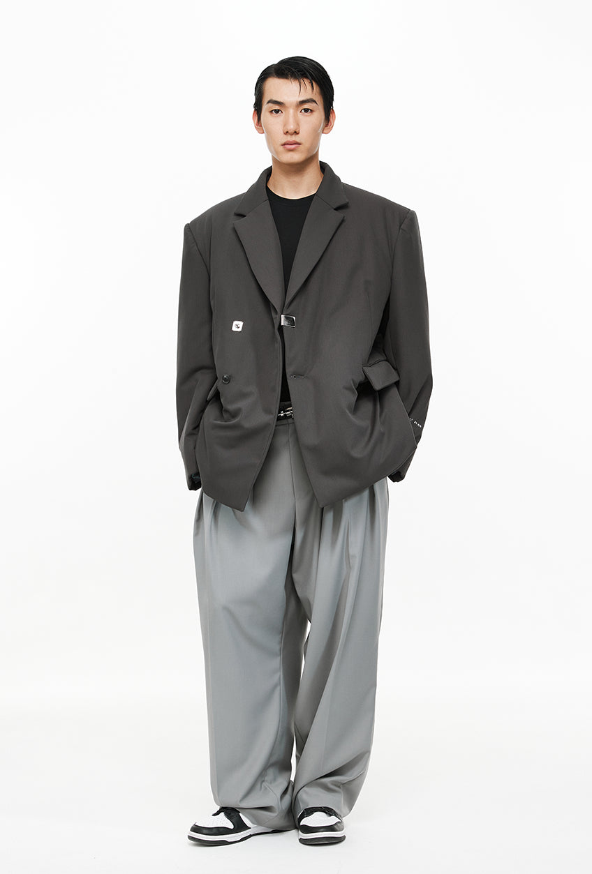 Double-Breasted Suit Jacket - CHINASQUAD