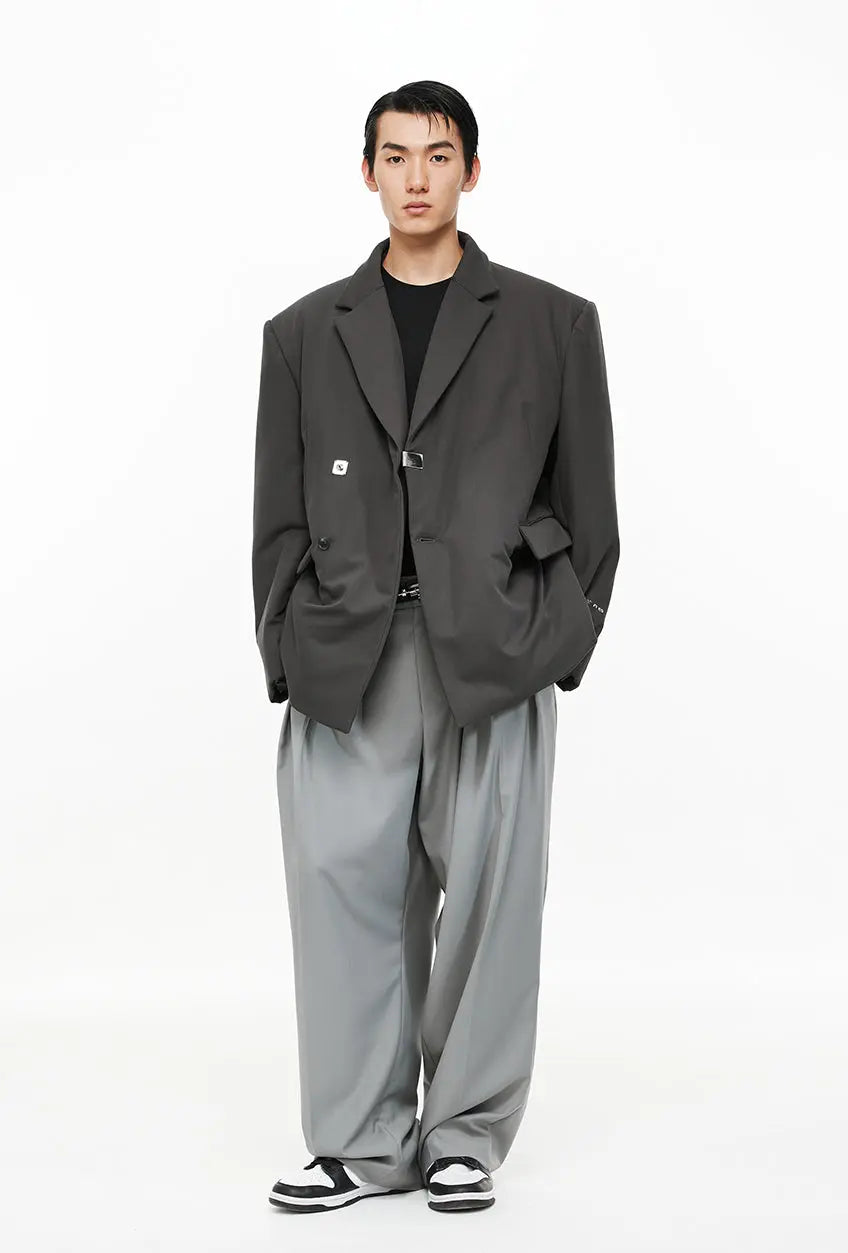 Double-Breasted Suit Jacket - CHINASQUAD
