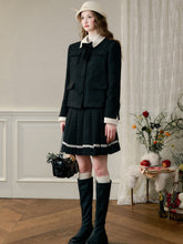 Galaxy Classic Wool Pleated Skirt Set - CHINASQUAD