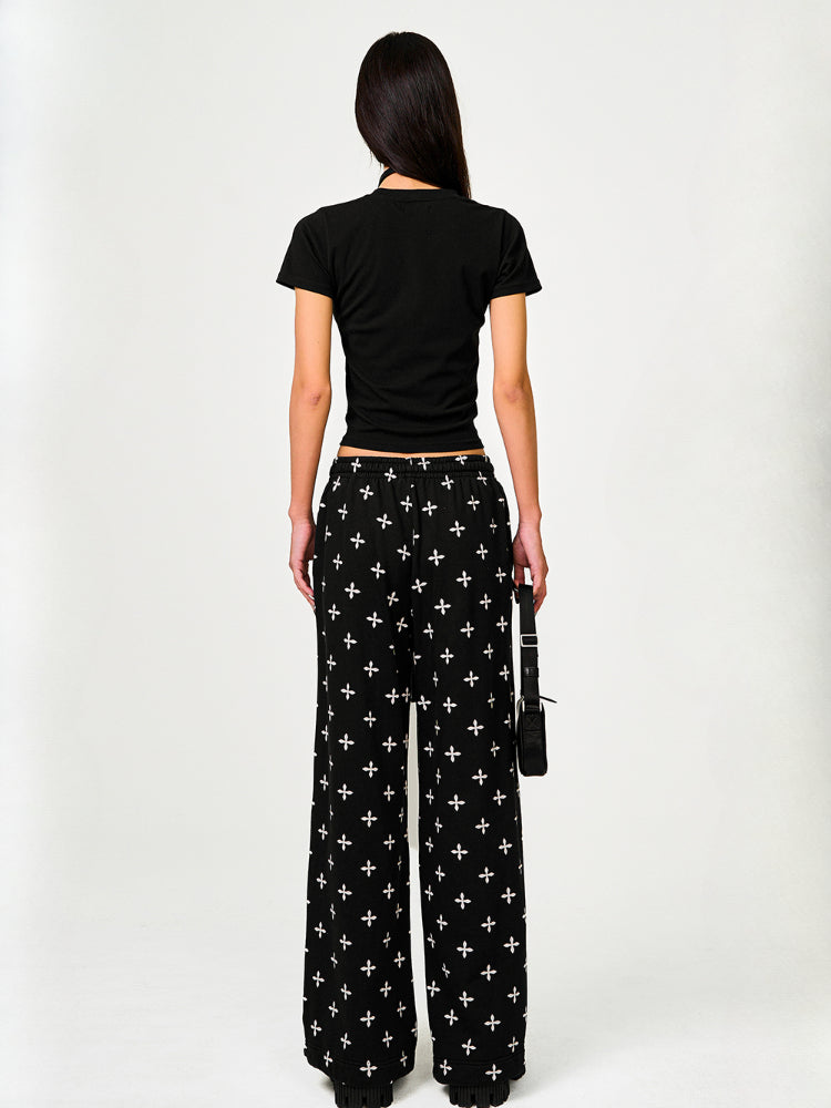 All-Over Print Tie-Dye Sports Paratrooper Pants - CHINASQUAD