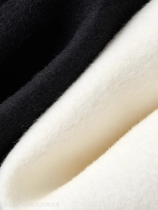 Polar Shearling Collar Wool Jacket