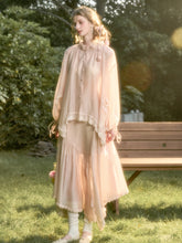 Lace Round Neck Trimmed Shirt - CHINASQUAD