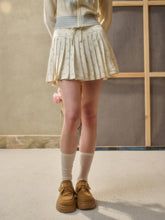 Mohair and Satin Cardigan & Skirt Set - CHINASQUAD