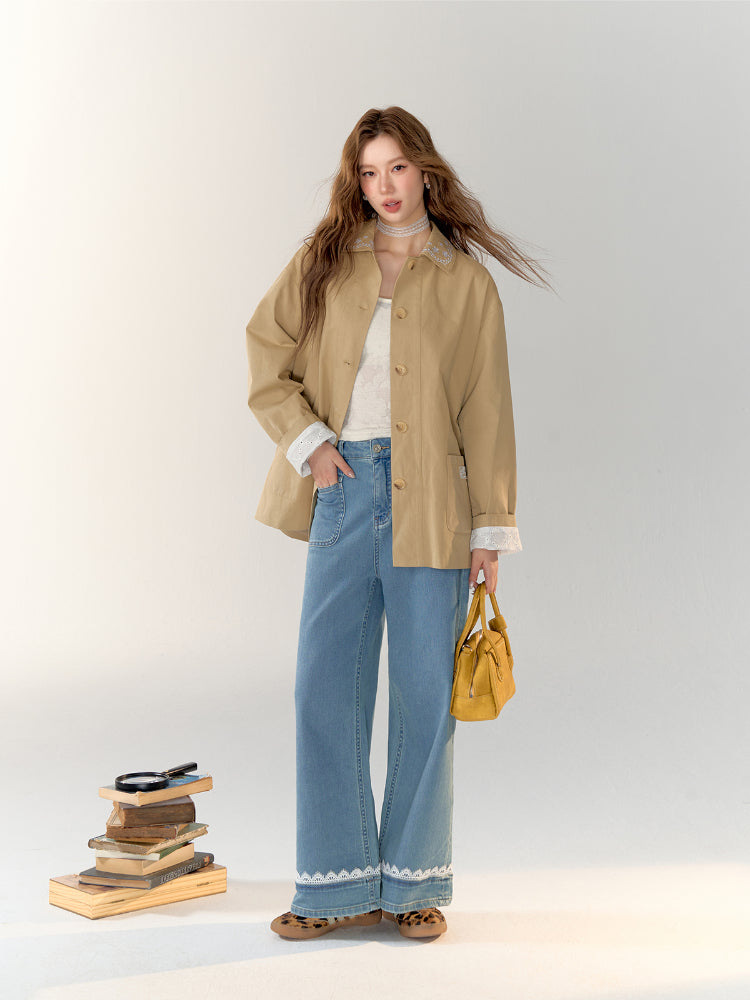 Lace Patchwork Jacket - CHINASQUAD