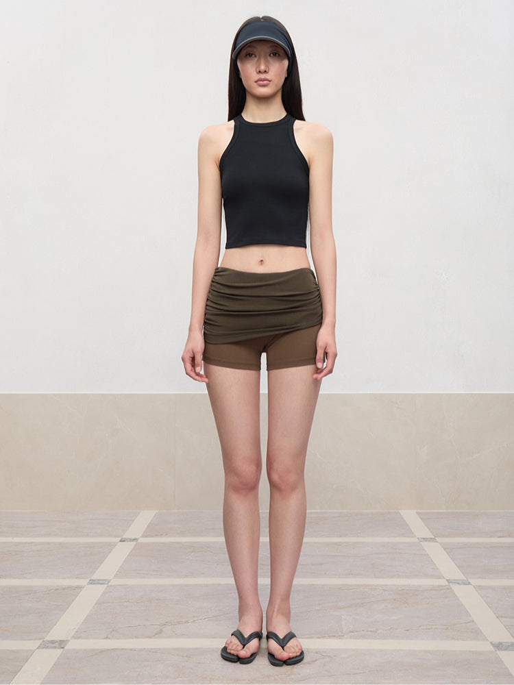 High Elastic Sleeveless I-Back Vest