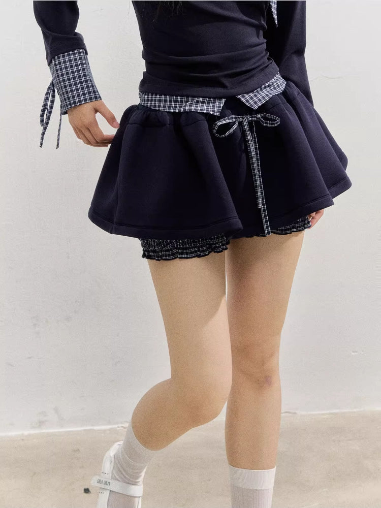 Preppy Style Bow Tie T-shirt