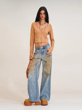 Origin of Wildness Wide-Leg Denim Pants - CHINASQUAD
