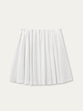 White & Blue Collared Knit Top & Skirt Set - CHINASQUAD