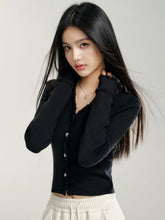V-neck Frayed Knit Top - CHINASQUAD