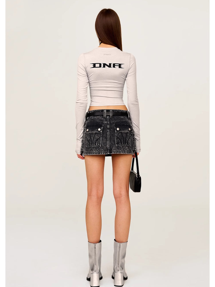 Low Waist Large Pocket Skirt - CHINASQUAD