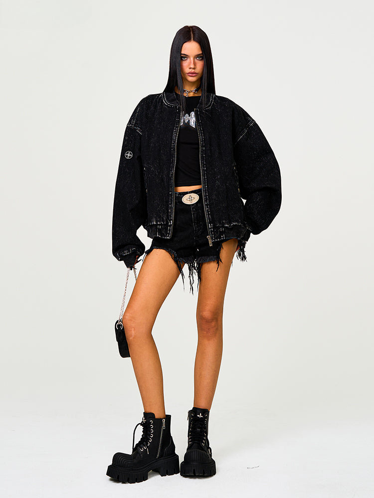 Classic Oversized Baseball Jacket - CHINASQUAD