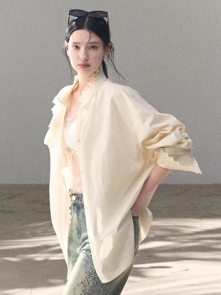 French Satin Lace Backless Camisole