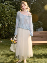 Cool Ice Silk Flower Hollow Cardigan - CHINASQUAD