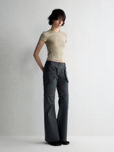 Two-in-One Removable Flared Casual Pants - CHINASQUAD