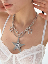 Sweet Punk Dog Star Charm Necklace - CHINASQUAD