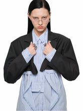 Cropped Grey Blazer - CHINASQUAD
