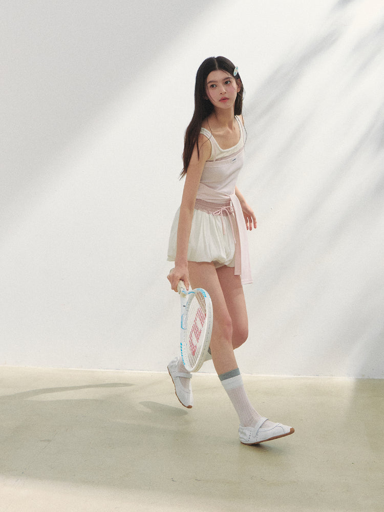 Fake Three-Piece Color-Blocked Layered Vest - CHINASQUAD