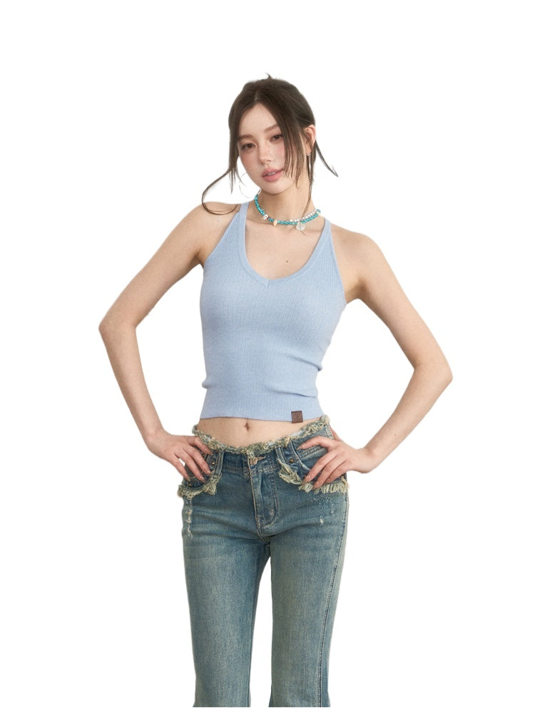 Woolen Camisole Vest - CHINASQUAD