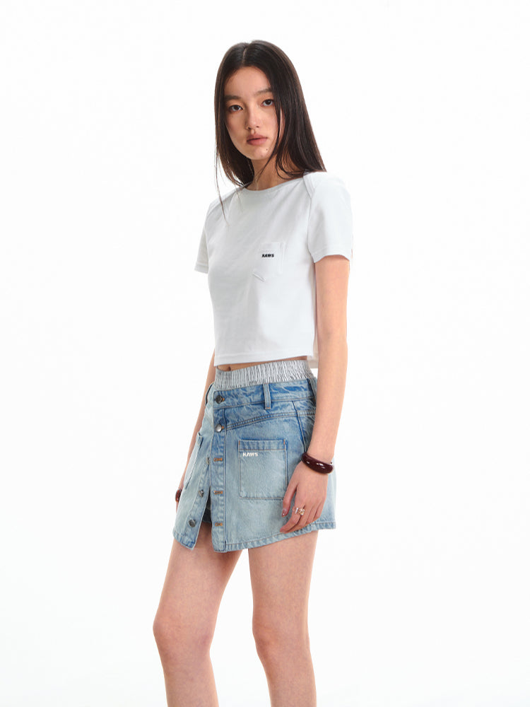 Regular Shoulder Short Sleeve T-shirt - CHINASQUAD