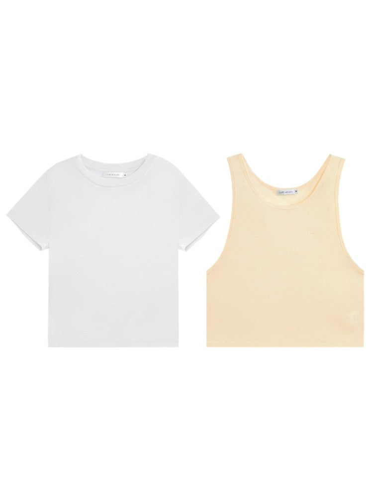 Round-neck Short-sleeve Vest - CHINASQUAD