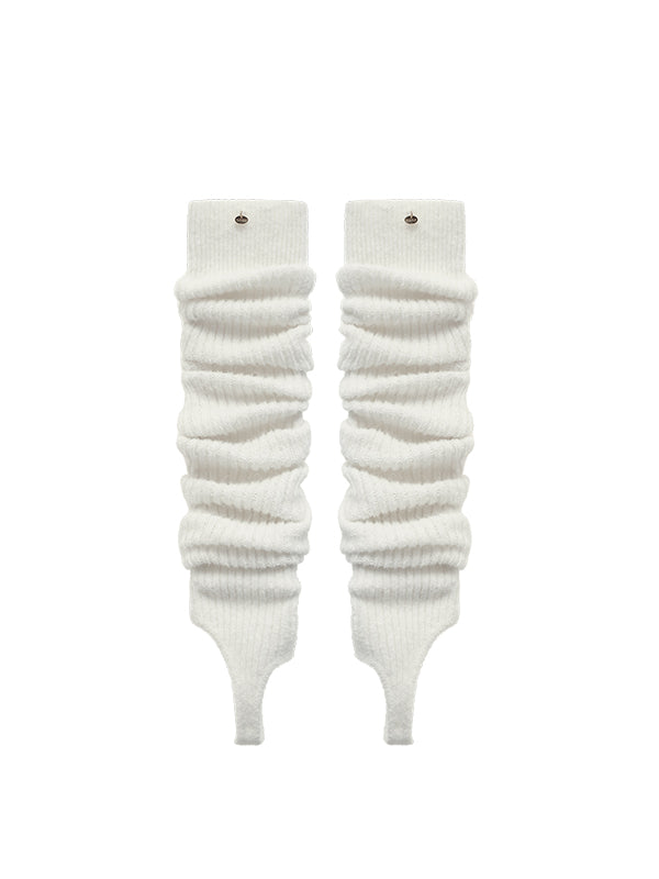 Alpaca Wool High-Cuff Slouch Socks - CHINASQUAD