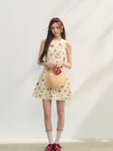 Flower Print Sleeveless Dress - CHINASQUAD