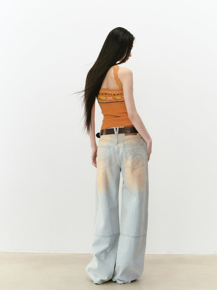 Floral Lace Off-Shoulder Bustier Vest - CHINASQUAD