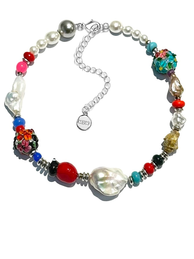 Baroque Pearl Imported Czech Glass Necklace - CHINASQUAD