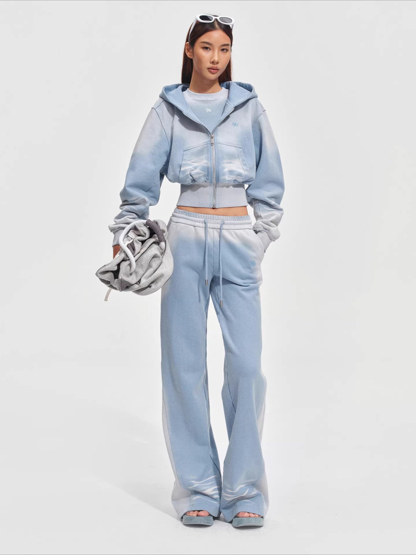 Heavyweight Cotton Micro-Flare Sweatpants