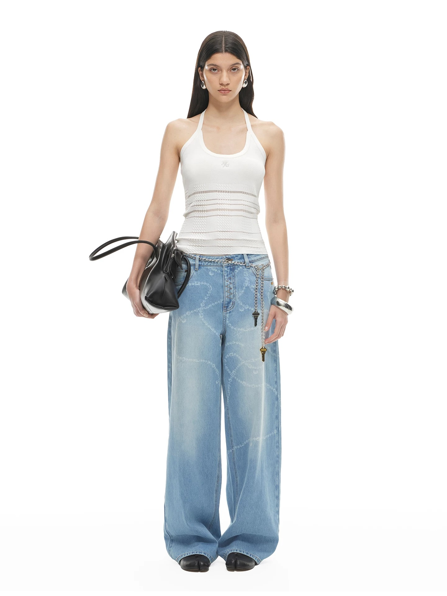 Diane Ribbed Halter Knit Camisole