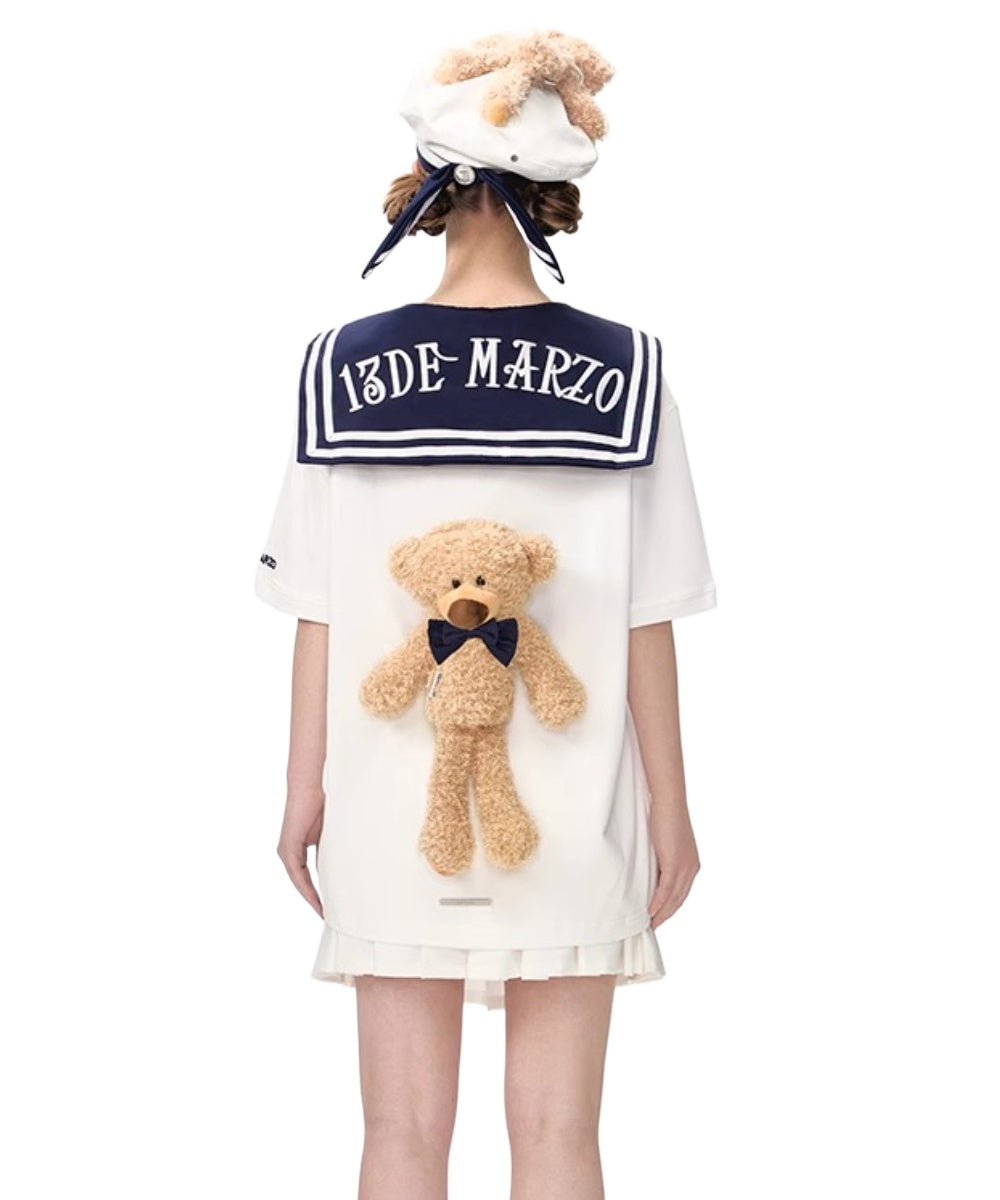 Bear Sailor Dual Piece T-Shirt - CHINASQUAD