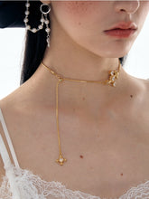 Iris Rhinestone Drawstring Necklace - CHINASQUAD