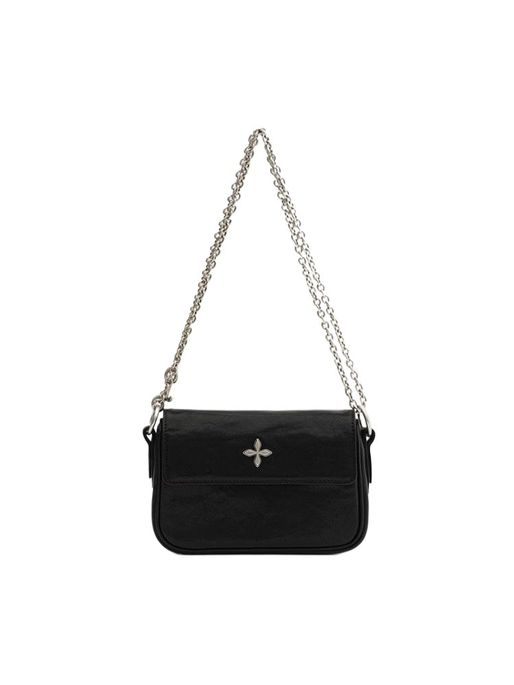 Leather Chain Strap Bag - CHINASQUAD