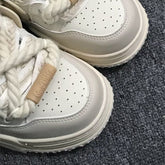 Off-white Chunky Casual Sneakers - CHINASQUAD