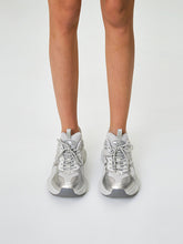 COMPASS WAVE Retro Jogging Shoes In Gray - CHINASQUAD