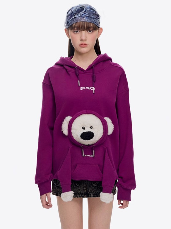 Teddy Pocket Hoodie